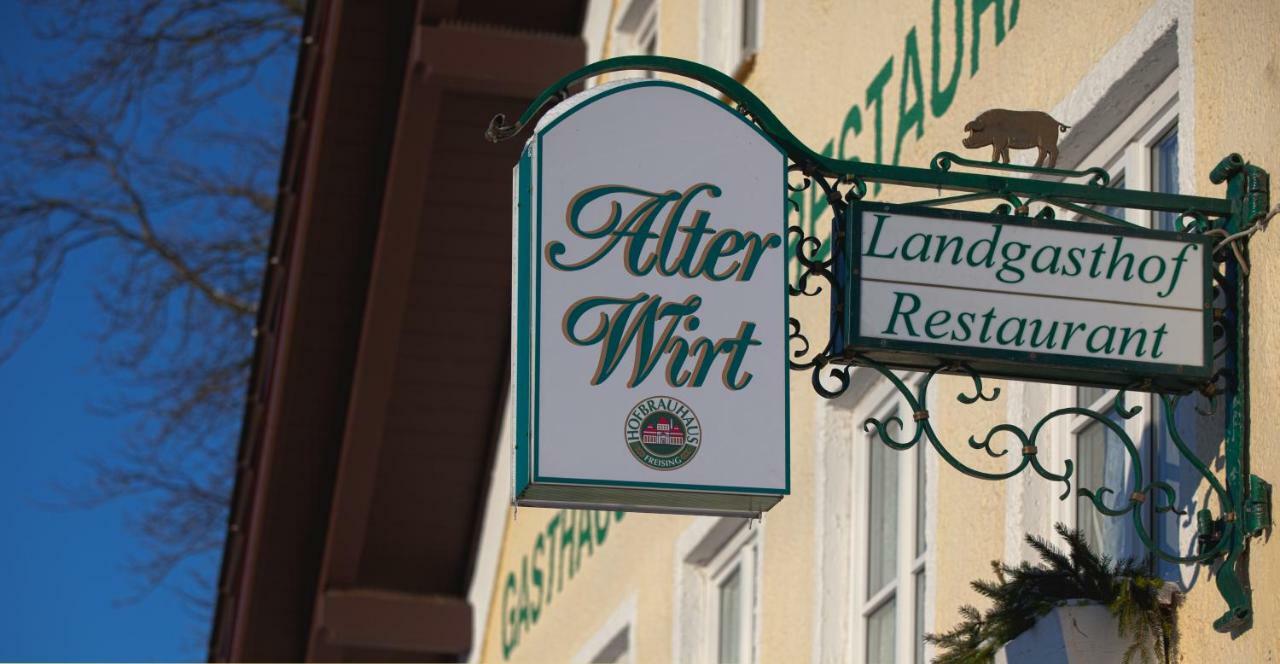 Hotel Alter Wirt Hallbergmoos Dış mekan fotoğraf